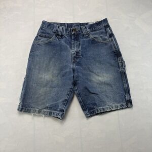 Wrangler Carpenter Denim Shorts Blue 30 Workwear Y2K Men's